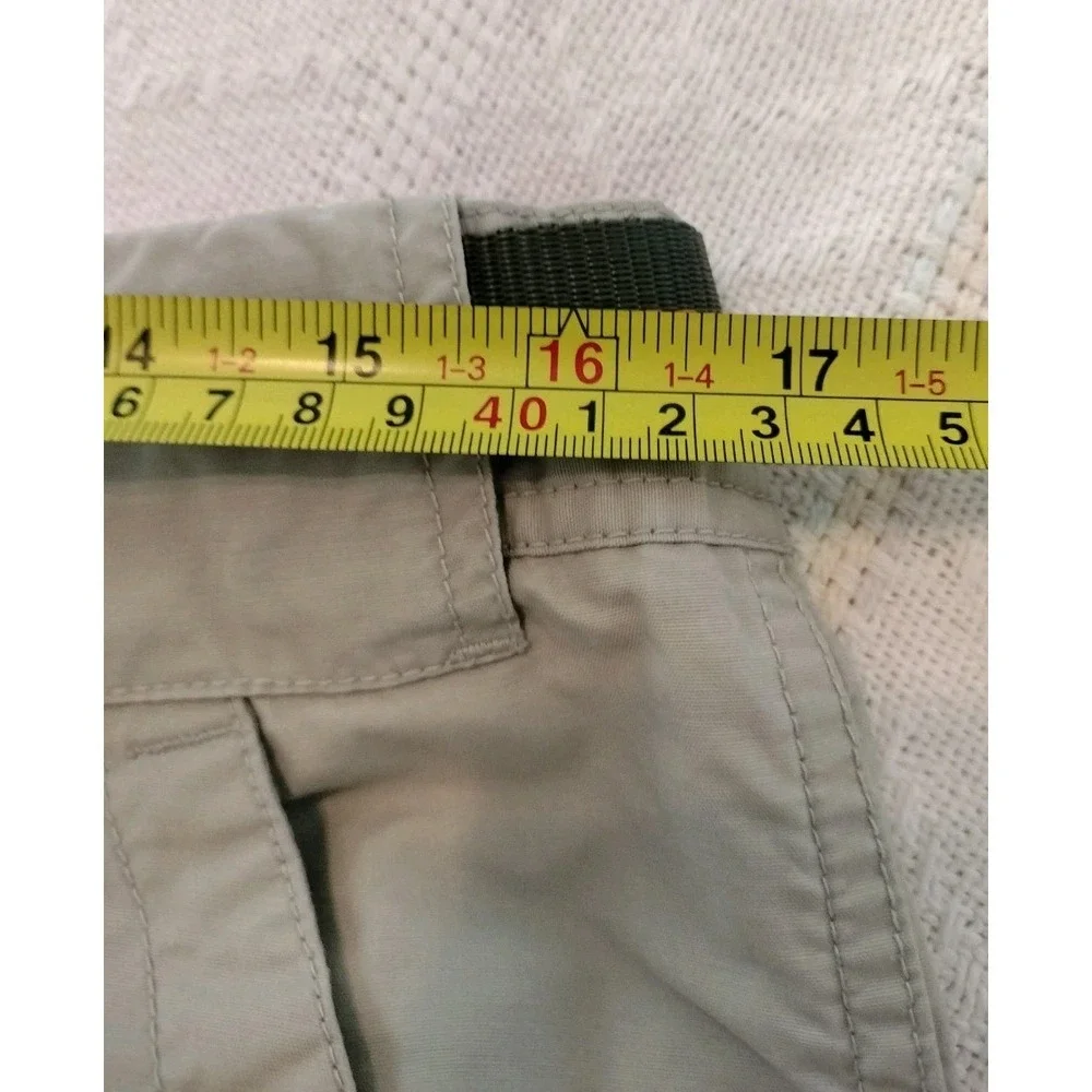 Route 66 Convertible Cargo Pants Men 36x32(31) Khaki Beige Hiking Work STAINS